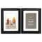 Expressions™ 2 Opening 6" x 8" Black Hinge Float Frame by Studio Décor®